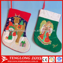 Christmas Decoration Supplies Delicate Embroider Christmas Stocking